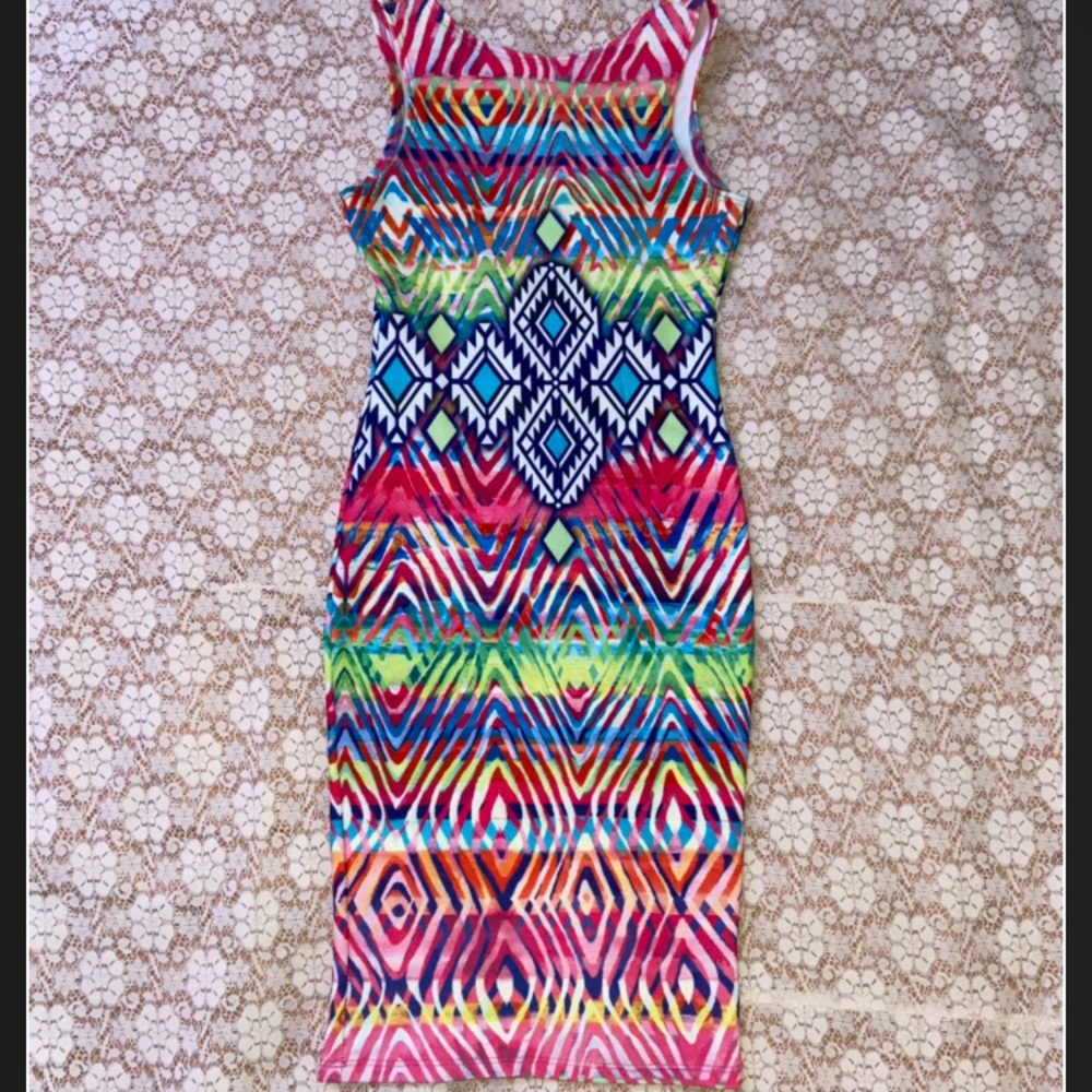 Colorful Comfy Bodycon Dress!✨
